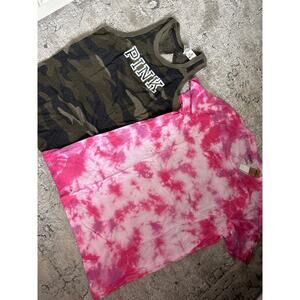 Pink Victoria Secret two top bundle size Small New‎